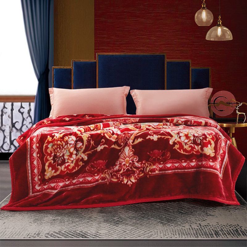  富安娜休闲毯/毛毯/绒毯