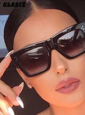 墨镜欧美方形复古风百搭太阳眼镜