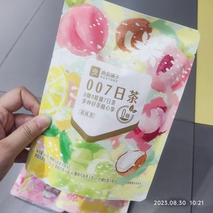 良品铺子 007日茶 桃桃乌龙茶 玫瑰花蕾茶  柠檬荔枝 青提茉莉茶