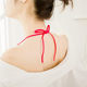 Bra strap halter neck strap accessories neck strap bow Korean bra strap lingerie strap