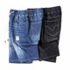 90-350Jin Jin equals 0.5kg high elastic large size ripped denim shorts