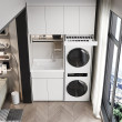 All-aluminum honeycomb aluminum balcony wash basin laundry cabinet combination