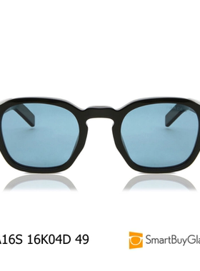 PRADAA16S复古方框黑色墨镜