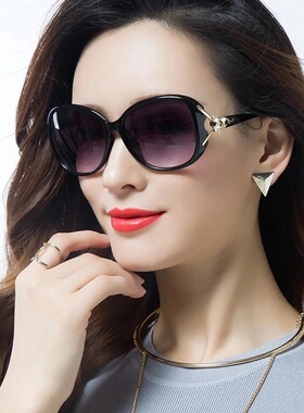 新款太阳眼镜女士墨镜开车防晒防紫外线辐射瘦脸网红素颜圆脸长脸