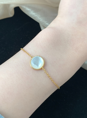 奥米迪奥贝母珍珠八芒星女