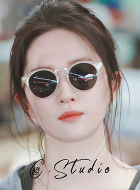 刘亦菲许红豆同款墨镜女潮高级感