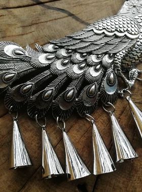 夸张复古苗族舞蹈饰品大项链