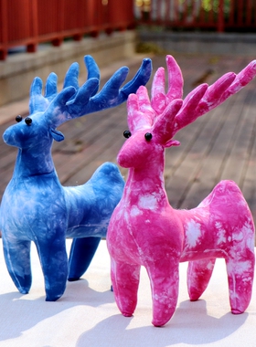 大理扎染小鹿公仔儿童礼物