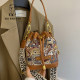 Casual trendy drawstring shoulder crossbody bag