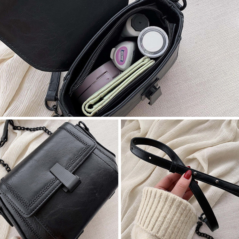 北包包2020新款潮韩版复古斜挎包 北包包女士包袋