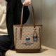 Beibao Bags New Light Luxury Creative Underarm Bag Trendy Large Capacity Shoulder Women's Bag Cartoon Canvas Tote Bag