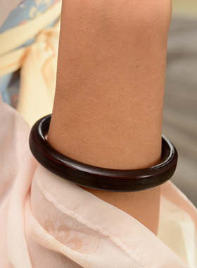 9+粗无节鸡血藤手镯西藏手工饰品男女情侣款手环小众原创民族风