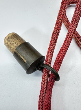 日本紫红皮包浆铜盖百年老葫芦，高24.0厘米，宽14.3厘米。