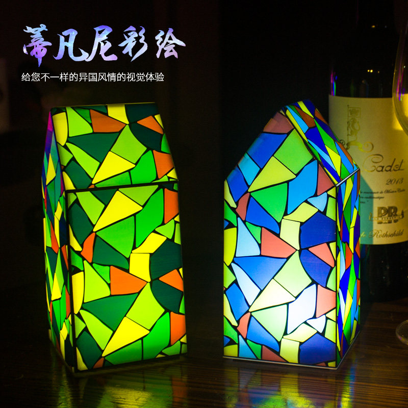 酒吧台灯led充电吧台灯创意个性餐厅小夜灯餐桌台灯调光酒吧桌灯