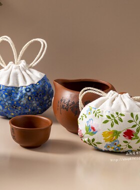 收纳拉绳束口袋小物品