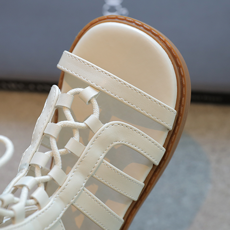 女童凉鞋2025夏季新款儿童高帮罗马鞋小女孩公主鞋宝宝鞋子中大童,淘宝优惠券,粉丝福利购,淘宝优惠卷