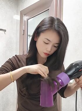 吹头发吹风机抖音爆款电魔术卷发筒龙卷风自动神器风罩懒人烘发器