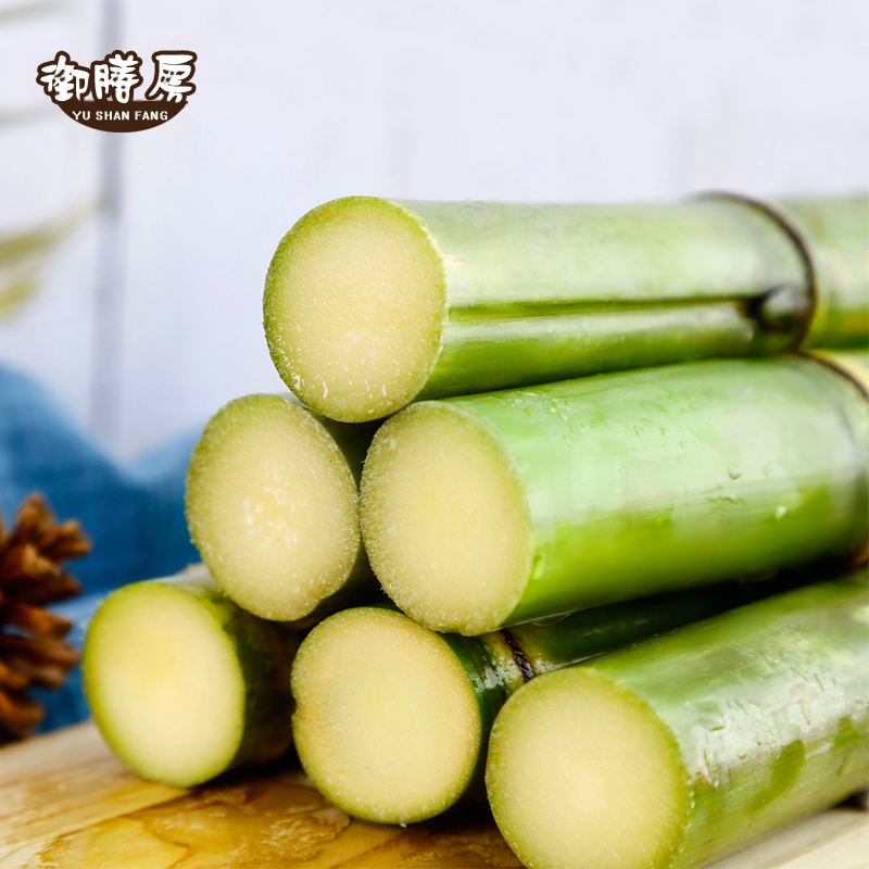 春节年货顺丰陶山甘蔗青皮绿皮果蔗孕妇水果应季礼盒装5斤 - 图2