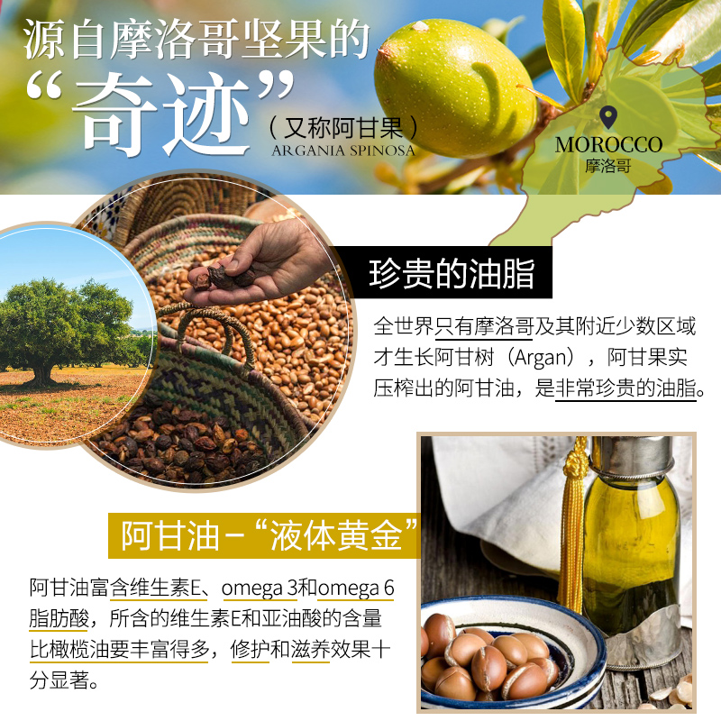 韩方五谷旗舰店摩洛哥护发精油女防毛躁柔顺持久留香味改善头发分叉干枯正品旗舰1