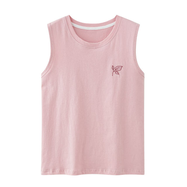 Summer ແມ່ຍິງຝ້າຍບໍລິສຸດ sleeveless ຊຸດ pajamas ດຽວ