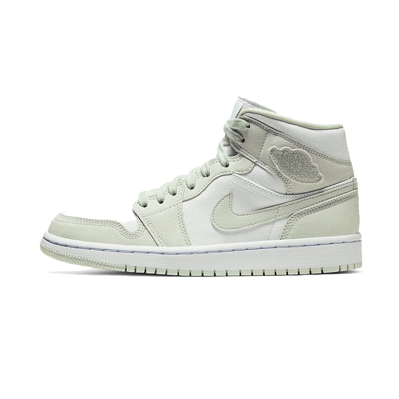 Air Jordan 1 AJ1mid 云杉白薄荷黑红黄女鞋中帮篮球鞋CV5280-103 - 图3