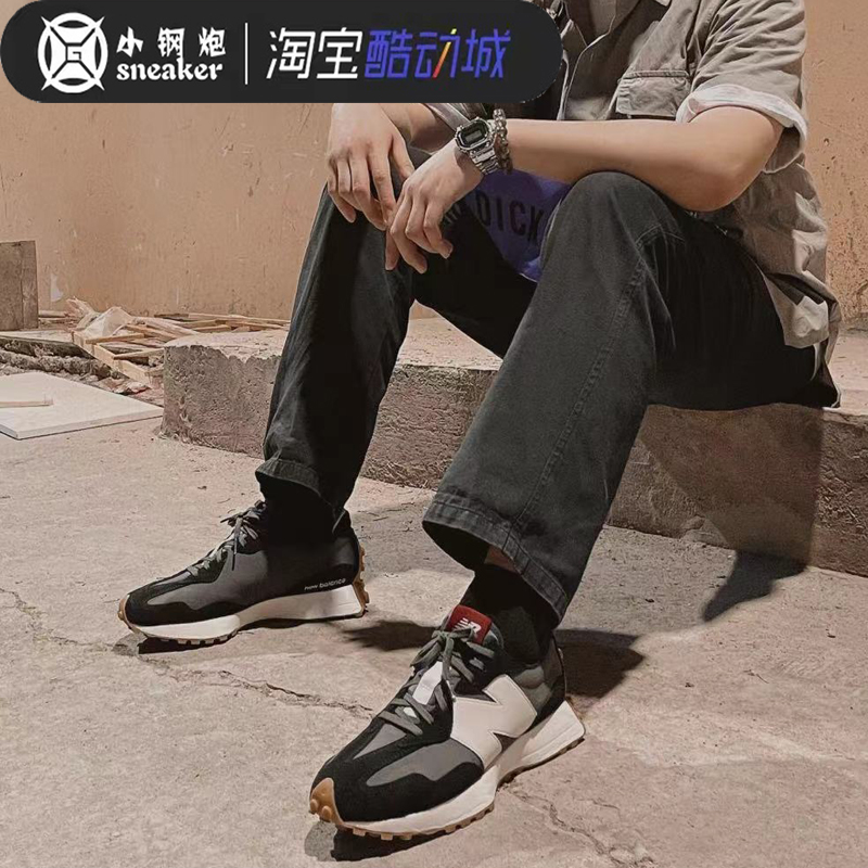 New Balance NB 327元祖灰黑白男女休闲运动复古老爹跑鞋WS327kb