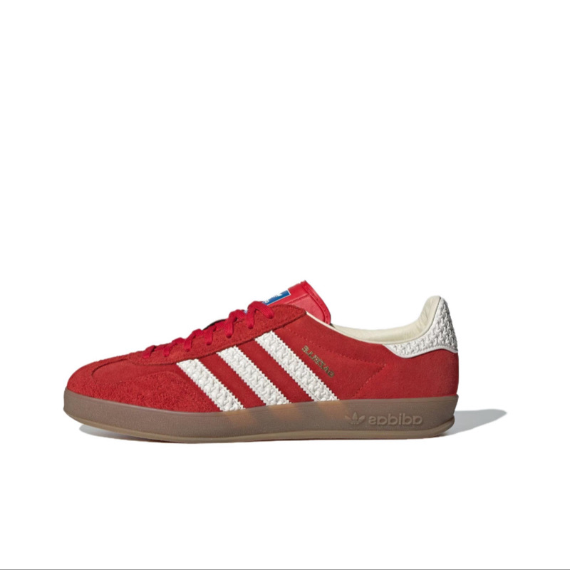 Adidas阿迪达斯 GAZELLE INDOOR 红色德训休闲运动板鞋T头 IF1808 - 图3