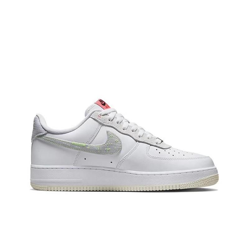 Nike耐克 Air Force 1 AF1 白灰空军一号低帮休闲板鞋 FB1853-111 - 图3