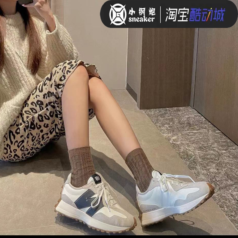 New Balance NB 327元祖灰黑白男女休闲运动复古老爹跑鞋WS327kb