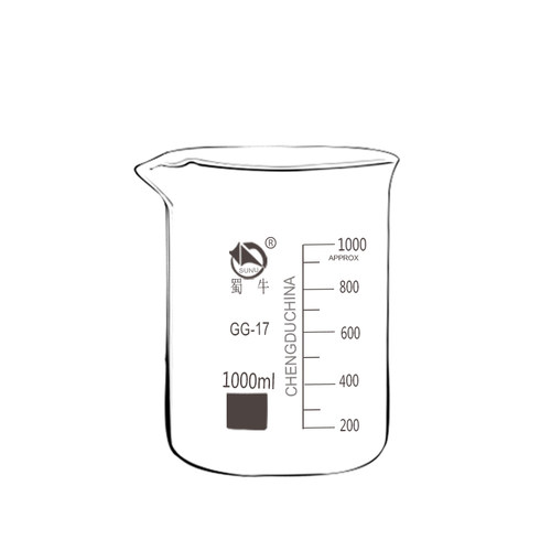 蜀牛玻璃低型烧杯50ml100ml250ml500ml1000ml2000ml5000ml厚量杯 - 图3