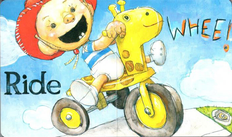 绿山墙图书专营店Oops Oh David smells 大卫3册盒装英文原版绘本 David Shannon 宝宝手掌纸板故事书 吴敏兰绘本123书单 亲子情商英语启蒙家庭早教2