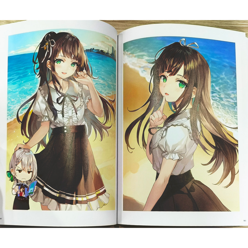 预售 ariettaももこ画集萌子的初画集 绿山墙日文原版美少女卡通漫画人物动漫绘画基础教程 艺术手绘插画画集作品集临摹画册