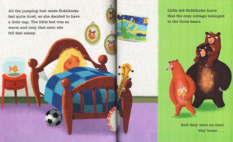 英文原版 Fairy Tales Goldilocks and the Three Bears 金发姑娘和三只熊 经典童话故事 Nosy Crow Stories Aloud赠官方音频