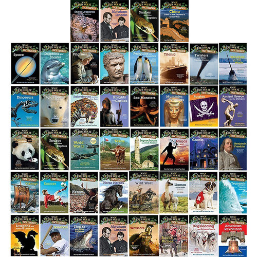 神奇树屋英语原版 神奇树屋第一季 英文原版The Magic Tree House 1-38 梅林的任务1-27Merlin Missions神奇树屋小百科 桥梁章节书 - 图0