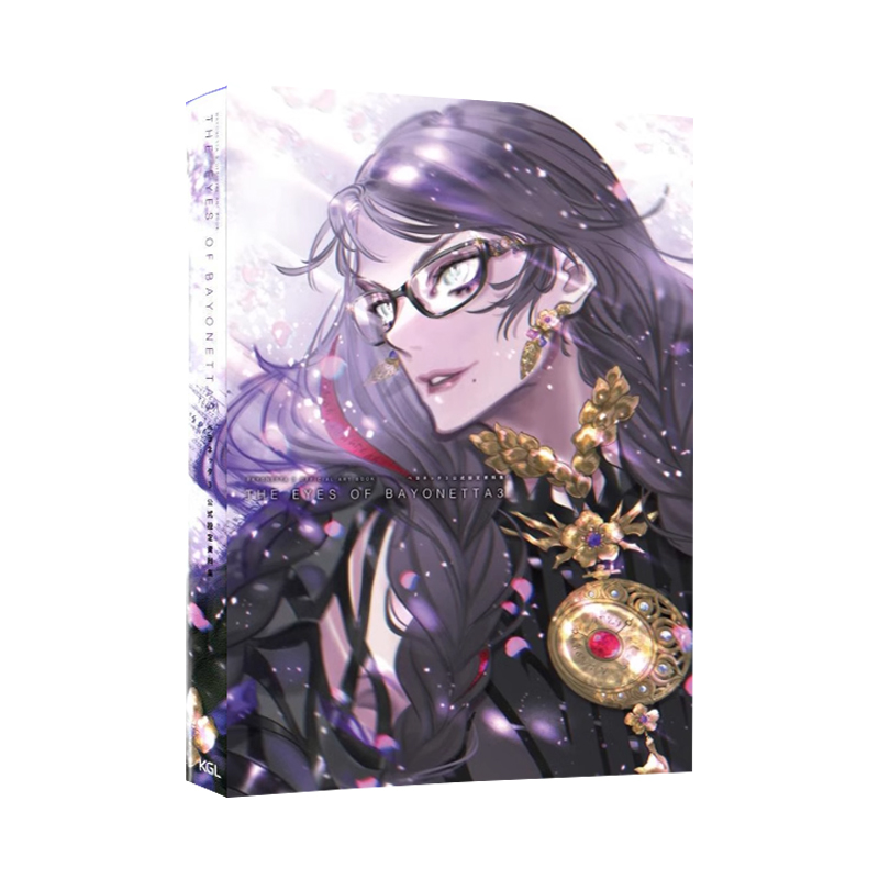 现货猎天使魔女3官方公式设定资料集 BAYONETTA 3 OFFICIAL ART BOOK THE EYES OF BAYONETTA 3ベヨネッタ3艺术绿山墙日文原版-图3