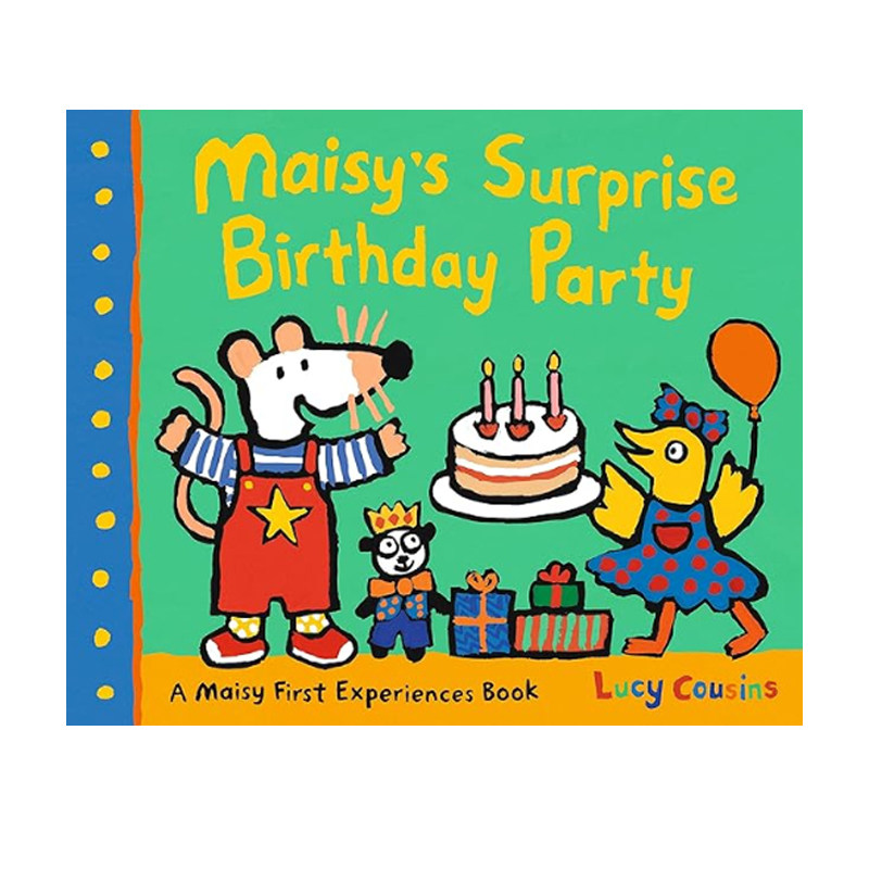 英文原版 Maisy's Surprise Birthday Party 小鼠波波的惊喜生日派对 儿童认知启蒙绘本 Lucy Cousins