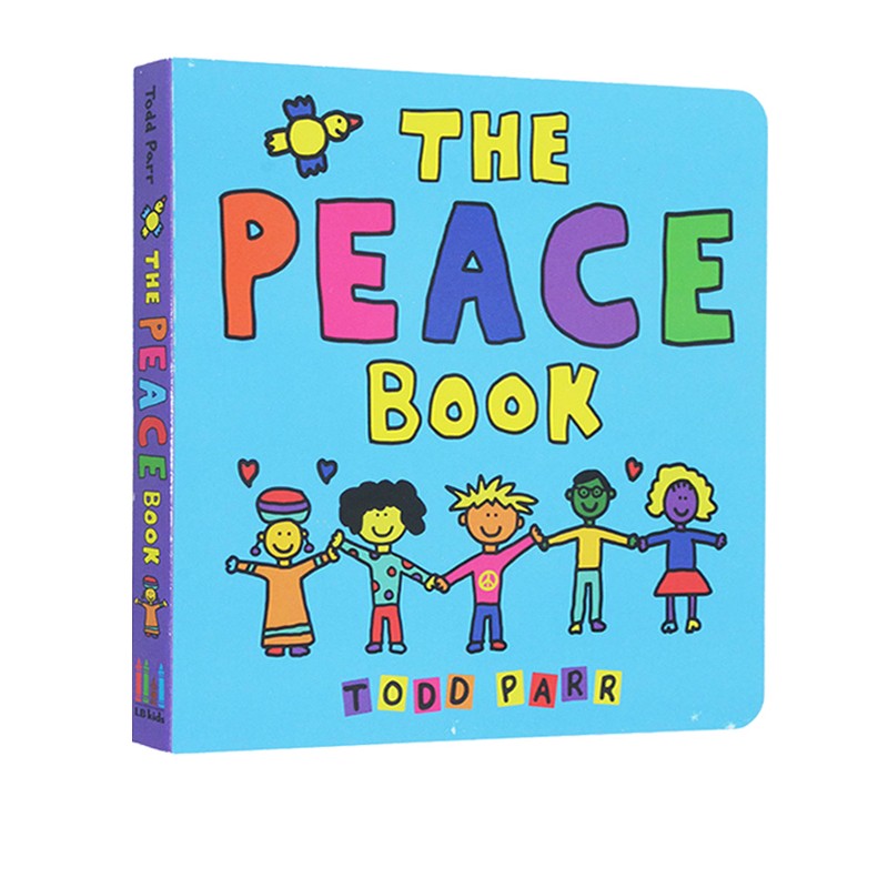 英文原版 The Peace Book 纸板书 淘弟有个大世界 儿童多元文化 世界观启蒙绘本 Todd Parr