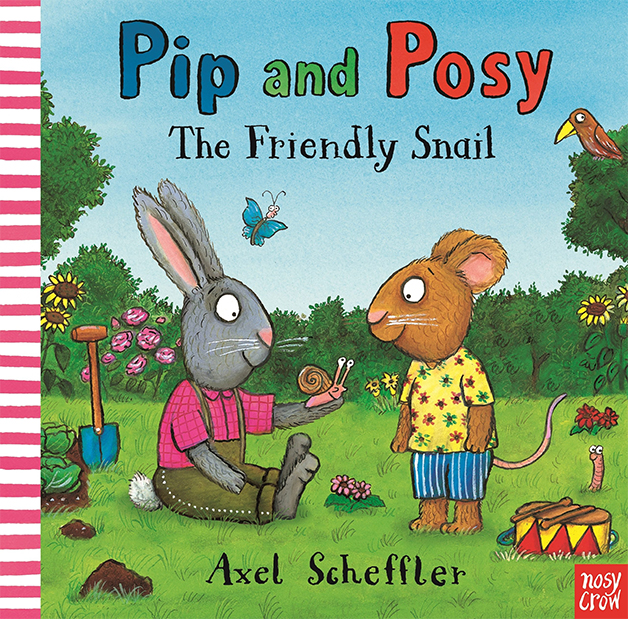 英文原版 Pip and Posy: The Friendly Snail 波西和皮普 友好的蜗牛 Axel Scheffler 低幼儿童英语启蒙益智图画书 扫描听音频 - 图0