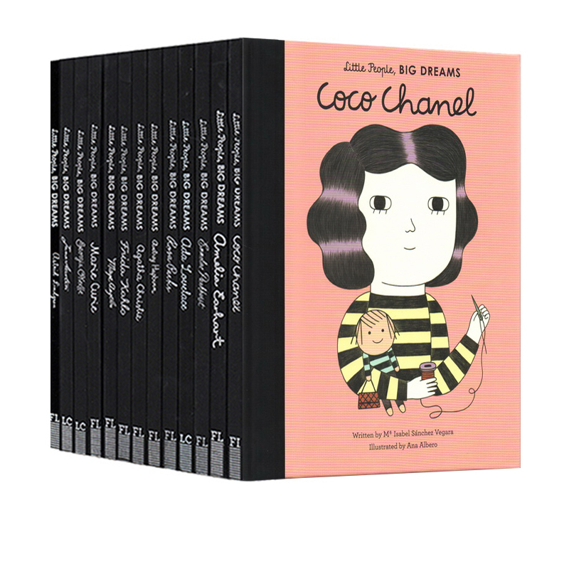 绿山墙图书专营店Little People Big Dreams 小人物大梦想名人传记绘本 13册合售 儿童启蒙绘本 小女孩传记 精装艺术读物 Coco Chanel3