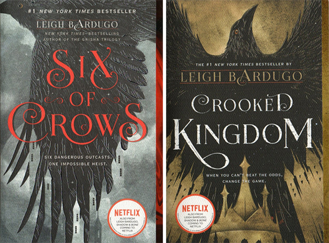 英文原版 Six of Crows 第六只乌鸦 Crooked Kingdom 扭曲的王国 2册盒装 魔法奇幻小说 Leigh Bardugo 李·巴杜格 - 图0