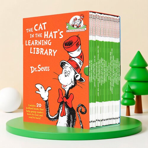 戴帽子的猫科普图书馆20册 Cat in the Hat's Learning Library 英文原版绘本 苏斯博士故事分级读物 Dr Seuss系列 - 图3
