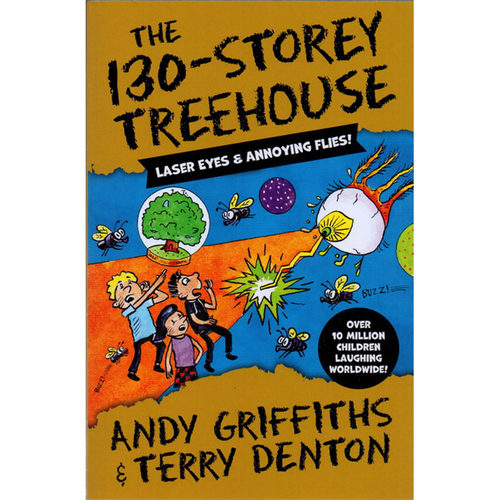 小屁孩树屋历险记 英文原版 The 130-Storey Treehouse 疯狂树屋历险记 Andy Griffiths 初级章节书 7-12岁 - 图0