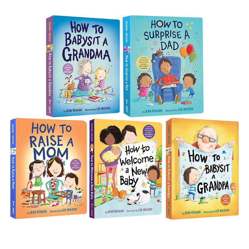 英文原版绘本 How to Raise 系列 5本 如何照顾家人 纽约时报热销书 How to系列绘本 情商逆商家庭观