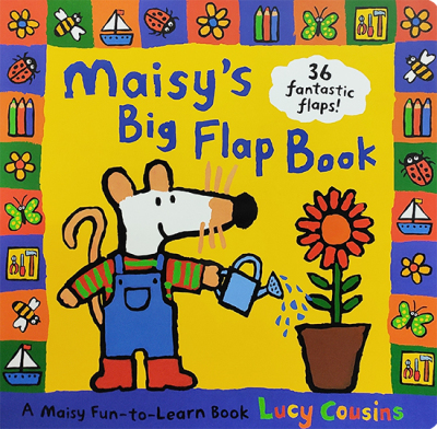 大开本 小鼠波波翻翻书 Maisy's Big Flap Book 英文原版绘本儿童启蒙生活习惯认知纸板 Lucy Cousins 进口英语图画故事