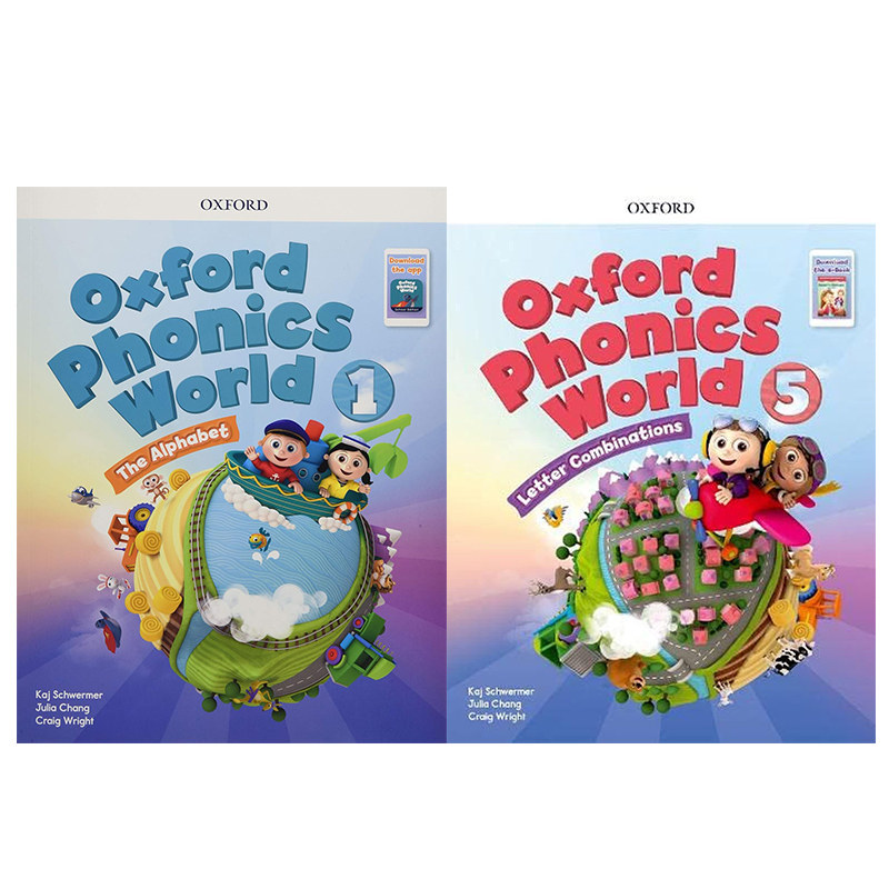 新版牛津自然拼读法 Oxford Phonics World Level 共2册 自然拼读英语教辅 学生用书 牛津自然拼读世界 opw