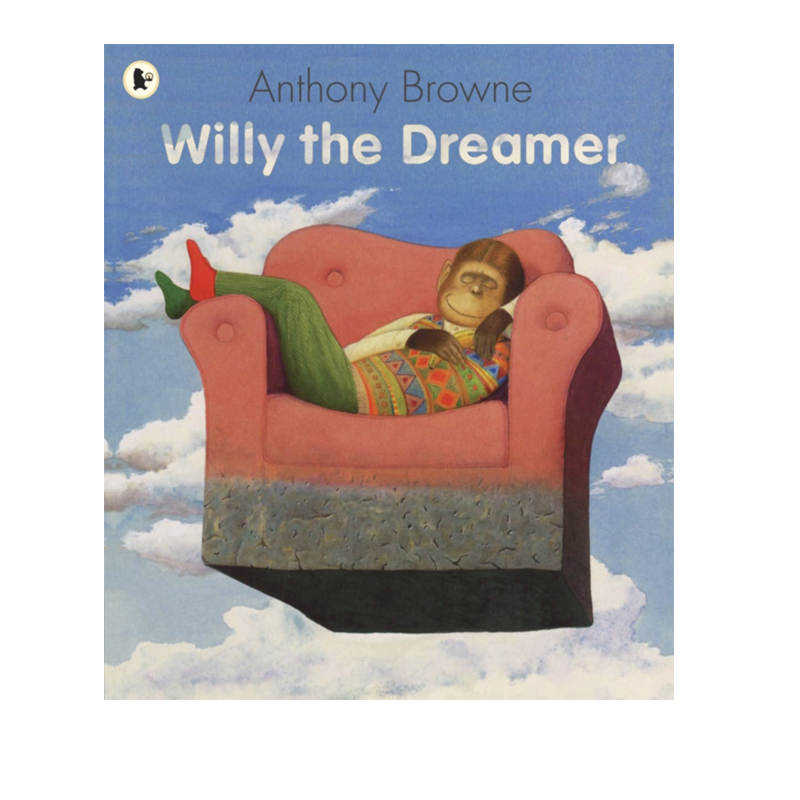 英文原版 Willy the Dreamer 梦想家威利 儿童英语启蒙图画故事书  Anthony Browne 安东尼布朗 - 图3