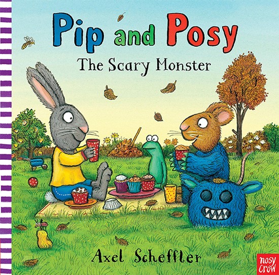 波西和皮普 可怕的怪物 纸板书 Pip and Posy: The Scary Monster 英文原版 Axel Scheffler 儿童纸板图画故事绘本 英语启蒙 - 图0