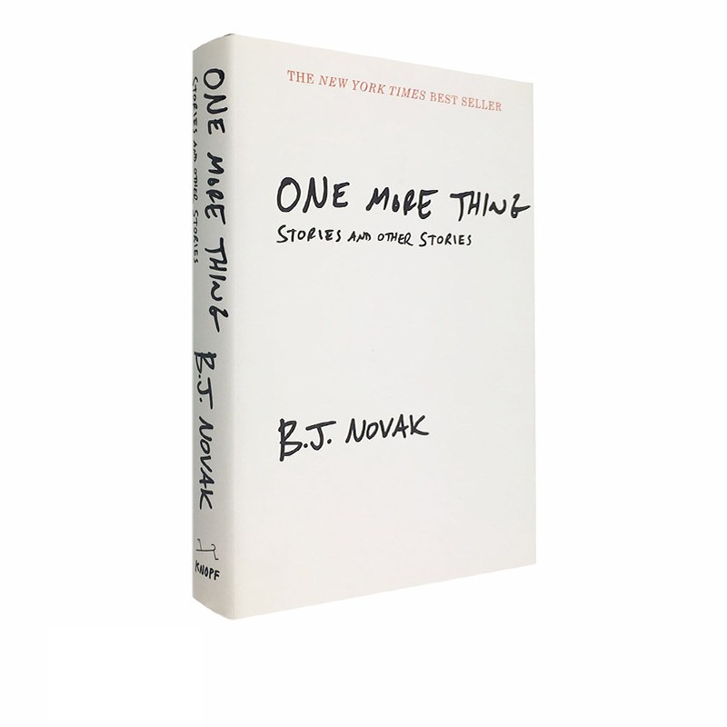 英文原版one More Thing Stories And Other Stories 精装小说当代讽刺小说the Book With No Pictures作者b J Novak 新作 英文原版one More Thing Stories And Other Stories 精装小说当代讽刺小说the Book With No Pictures作者b J Novak 新作