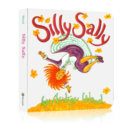 Silly Sally 傻傻的莎莉 倒着走的女孩 英文原版绘本 韵文与歌谣 廖采杏推荐亲子共读 儿童英语启蒙图画故事书 Audrey Wood - 图3