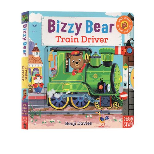 【120选6】英文原版 Bizzy Bear Fun Park 忙碌小熊+sing along 纸板活动机关操作书 边玩边学 儿童英语启蒙认知绘本 - 图3